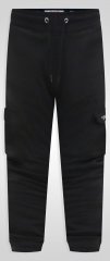 D555 Dexter 1 Cargo Jogger With Bear Embroidery Черно