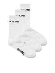 Jack & Jones Melvin Тенис чорапи Бял 3-pack