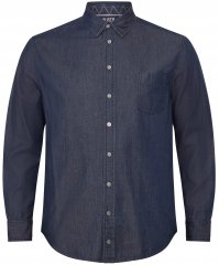 North Latitude 53139 denim риза в синьо