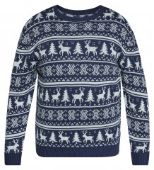 North Latitude 63144 Fjell Reindeer Knit Нейви