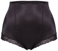 Ulla Popken 781632 Моделиращи бикини с висока талия Кафяво