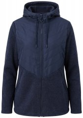 Ulla Popken 800400 Яке с полар подплата Тъмносиньо
