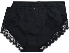 Ulla Popken 824106 Бикини с дантела 2 бр. Черно