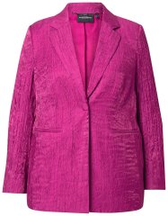 Ulla Popken 830767 Блейзър с намачкан ефект Маджента