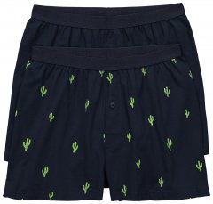JP1880 837629 Боксерки FLEXNAMIC® с щампа кактуси Тъмносиньо комплект от 2 броя