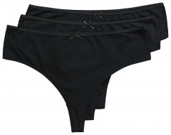 Ulla Popken 838637 Прашки 3 бр. Черно