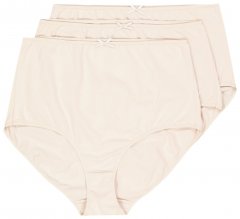 Ulla Popken 842435 Бикини с висока талия 3 бр. Бежово