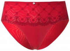 Ulla Popken 846235 Бикини хипстър с дантела Червено