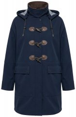 Ulla Popken 846278 Софтшел палто Тъмносиньо