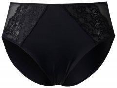Ulla Popken 848693 Боксерки с дантела Черно