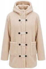 Ulla Popken 850589 Теди яке Мръснобяло