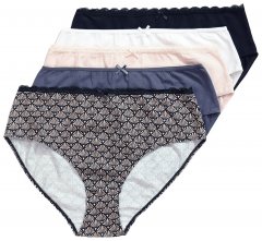 Ulla Popken 851730 Бикини с шарка 5 бр. Бежово