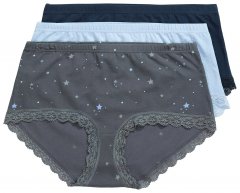 Ulla Popken 852249 Бикини 3 бр. Антрацит