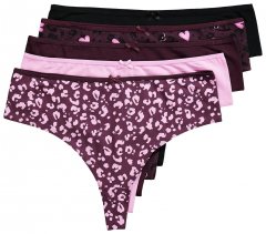Ulla Popken 852758 Прашки с шарка 5 бр. Сливово