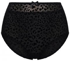 Ulla Popken 854551 Боксерки с животински принт Черно