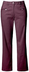 Ulla Popken 854987 Топъл еластичен панталон с удобен колан Патладжан