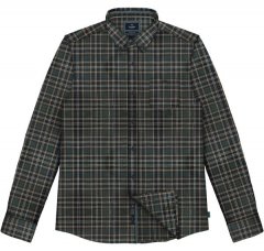 Double Outfitters FS-5230 Карирана риза Тъмнозелено/Бежово