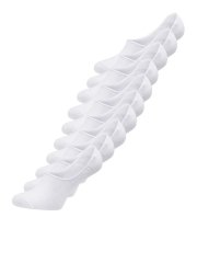 Jack & Jones Basic Къси чорапи Бял 10-pack