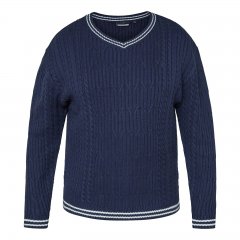 North Latitude V-Neck Knit Нейви