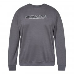 North Latitude Crewneck Sweatshirt Сиво/Въглен