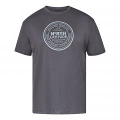 North Latitude T-Shirt Сиво/Въглен