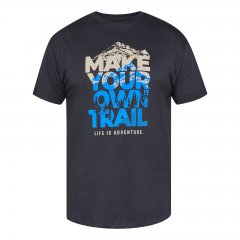North Latitude Trail T-Shirt Черно