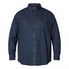 North Latitude Denim Shirt LS Синьо