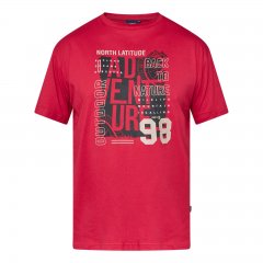North Latitude Adventure 98 Graphic Tee Жълто/Оранжево
