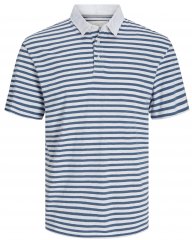 Jack & Jones JPRCC Soft Linen Blend Polo Bright White