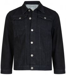 Kam Jeans Western Denim Jacket Black