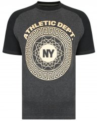 Kam Jeans 5378 NY Raglan Tee Charcoal