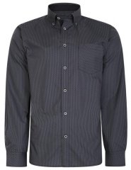 Kam Jeans 6226 LS Casual Shirt Charcoal
