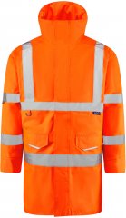Leo Tawstock EcoViz 4K Baffle Lined Anorak Hi-Vis Orange