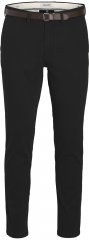 Jack & Jones Marco Adam Belted Slim Fit Chino Pants Black