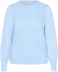 Kaffe Curve Lizzy Пуловер с дълъг ръкав Син