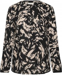 Kaffe Curve Mila Ami Блуза Черен