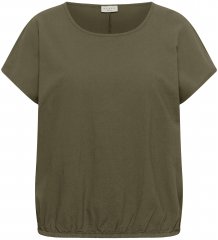 Kaffe Curve Nana Блуза с къс ръкав Grape Leaf