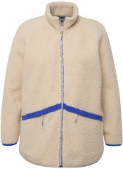 Ulla Popken Teddy Fleece Jacket Vanilla