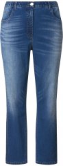 Ulla Popken Rhinestone Detail Stretch Fit Jeans Denim Blue