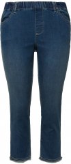 Ulla Popken Cropped Narrow Leg Jeans Blue Denim