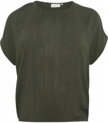 Kaffe Curve Ami Stanley Къс ръкав Горска нощ