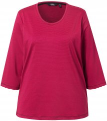 Ulla Popken Decorative Seam Short Sleeve Tee Red