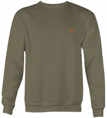 Motley Denim Oslo Sweatshirt Dark Khaki
