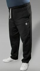 20 Nodi Ponente Long Leg Sports Pants in Combed Fleece Cotton Black