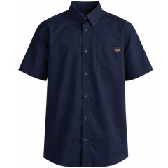 Motley Denim Zagreb Риза с къс ръкав Тъмносин