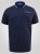 D555 Reid AOP Polo With Jacquard Collar, Pocket And Cuffs Нейви - Поло тениски - мъжки тениски с яка големи размери
