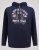 D555 Hector Adventurer Printed Zip Through Hoody Нейви - Суичъри & cуичъри с качулка - мъжки суичъри големи размери