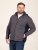 D555 Conrad Detachable Hood Bonded Fleece Zip Through Hoody Нейви - Суичъри & cуичъри с качулка - мъжки суичъри големи размери