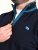 D555 Conway 2 1/4 Zip Neck Fleece Sweatshirt With Bear Logo Нейви - Суичъри & cуичъри с качулка - мъжки суичъри големи размери