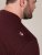 D555 Baldwin Grumpy Old Man Club Print Crew Neck T-shirt Burgundy/ Black Twist - Тениски - мъжки тениски големи размери